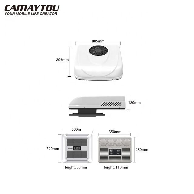 Κλιματιστικό οροφής 12v Dc 12 Volt Marine Aircon Compact Rv 24v 48v air Conditioning για σκάφος Van